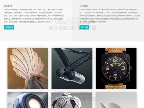 已测WordPress企业主题:WordPress花园大气保蓝色企业主题