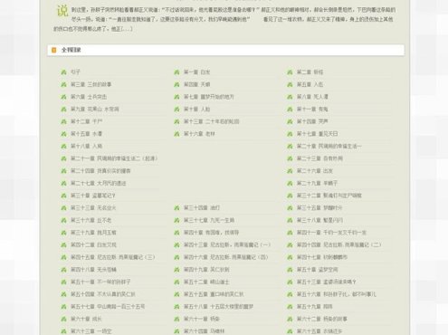 多本小说阅读网站模板 WordPress主题模板