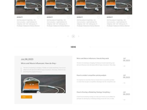 (自适应手机端)企业通用电子产品外贸网站源码 英文外贸pbootcms模板