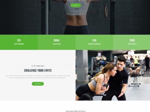 [PHP]DM建站系统健身房宣传网站模板 v1.2