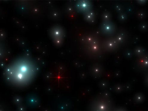 Canvas绘制的HTML5全屏酷炫群星闪耀3D星空背景动画特效