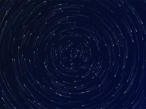 Canvas绘制的HTML5旋涡星空旋转背景特效