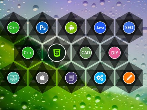 CSS3鼠标经过图片旋转放大特效