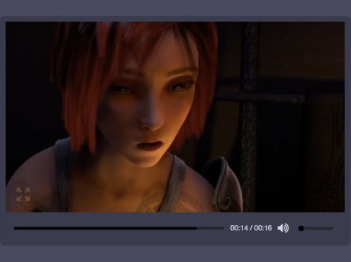 HTML5制作vedio视频播放器ui样式