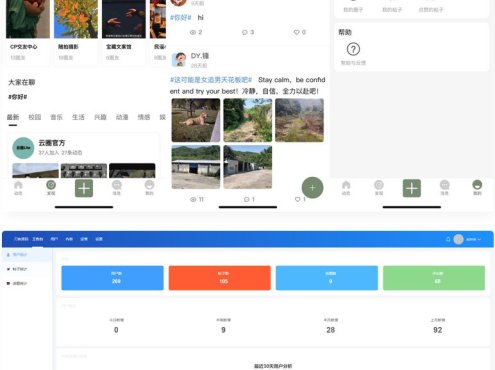 最新版云喵圈子全开源系统源码/兴趣社区交友圈子系统小程序源码