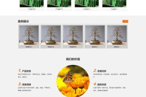 (PC+WAP) 室内绿植租赁网站模板 – 基于PbootCMS的源代码