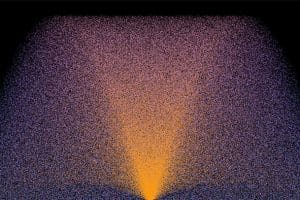 Canvas 2D画布绘制的webgl喷泉粒子发射动画特效