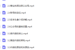 微信公众号零基础赚钱（注册-内容-推广-变现）