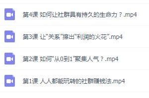 人人都能从社群中赚到钱