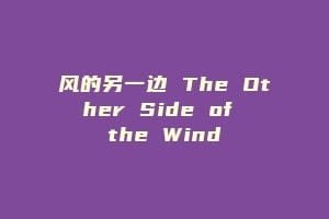 风的另一边 The Other Side of the Wind