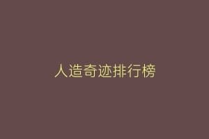 人造奇迹排行榜