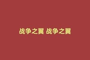 战争之翼 战争之翼