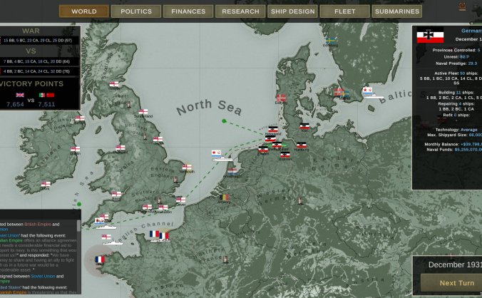 终极提督:无畏战舰|v1.5.1.0|官方中文|Ultimate Admiral: Dreadnoughts