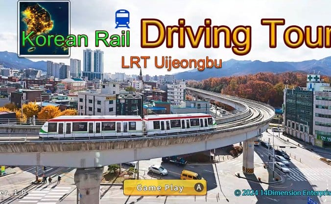 韩国铁路自驾游-轻轨议政府|官方中文|支持手柄|Korean Rail Driving Tour-LRT Uijeongbu
