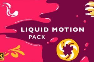 4K视频素材-110个丝滑Q弹液体流体MG图形动画素材包 Liquid Motion
